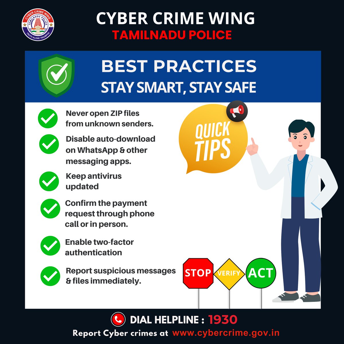 tncybercrimeoff's tweet photo. Beware of “Boss Scam” messages!
Scammers may impersonate your manager or CEO and make urgent payment requests. Always verify such requests through a phone call or in person.
Report Cyber Crimes: Dial 1930 or visit https://t.co/mbbF3LEBjN
#tncybercrimeoff #BossScam #CEOFraud https://t.co/kN0h6tYQSt