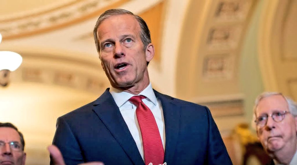 Itx_judith's tweet photo. THE SOUTH DAKOTA GOP JUST VOTED TO CENSURE RINO SENATOR JOHN THUNE BY UNANIMOUS CONSENT! 

DO YOU THINK ITS TIME TO FIRE THUNE AS LEADER? https://t.co/1FxPgdKSZF