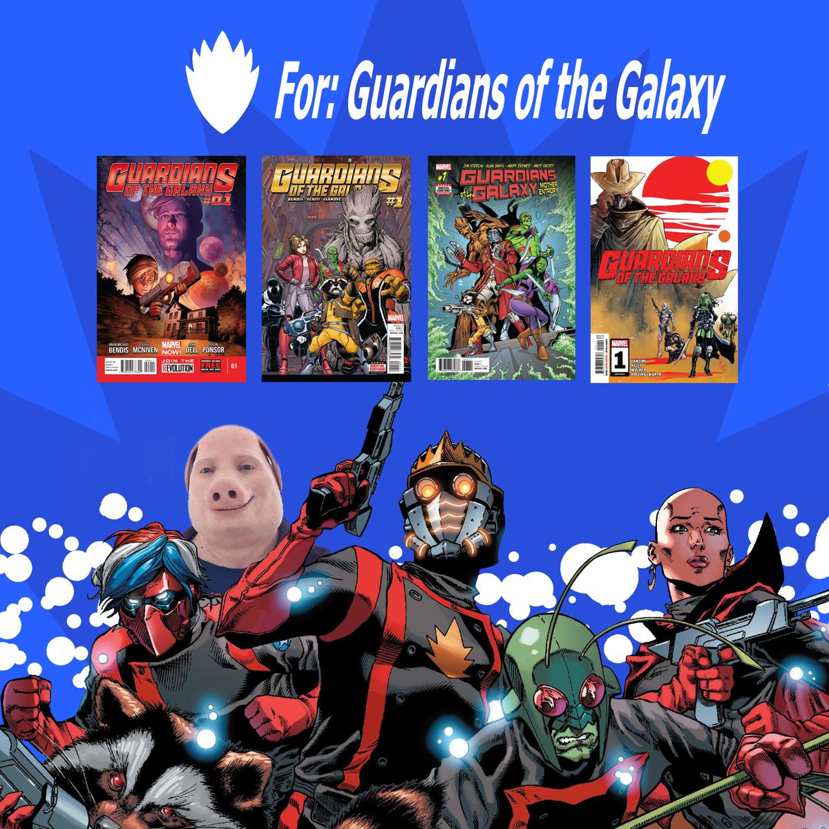 BOOMERANG_117's tweet photo. Here's my Guardians of the Galaxy recommendations for anyone wanting to get into Guardians comics!!! 😁😁😁 https://t.co/0lVs5DLIn3