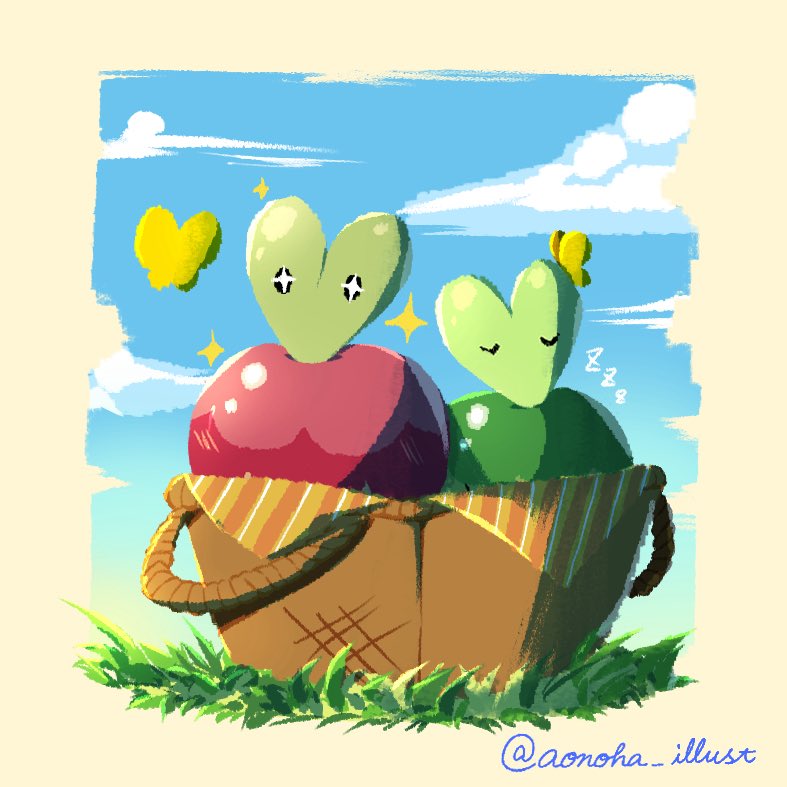 aonoha_illust's tweet photo. カジッチュ(再��) https://t.co/TU29zgVHAW