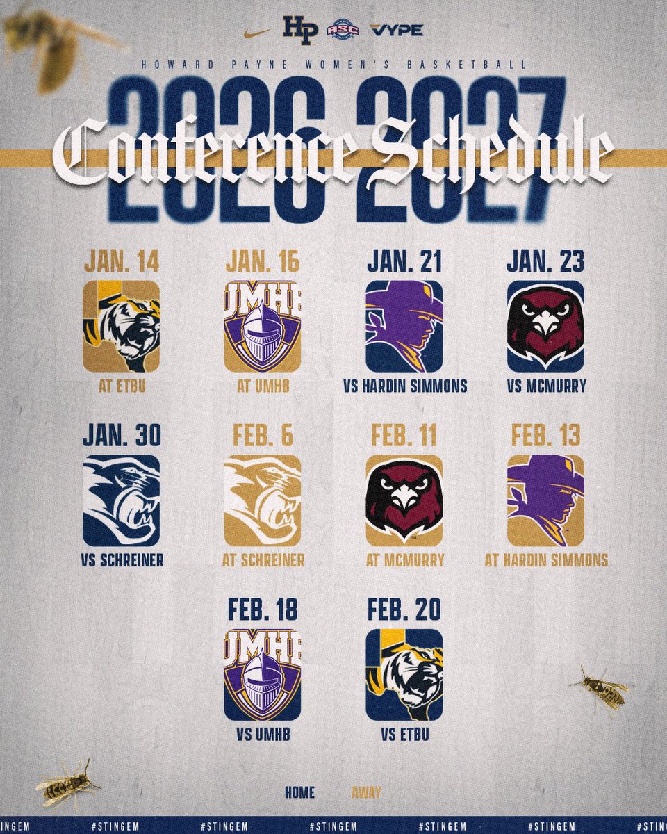 hputxwbsk's tweet photo. ποΈ 26-27 Conference Schedule is set! πππ
#hputx #hputxsports #hputxwomensbasketball https://t.co/1fJh4yqWfa