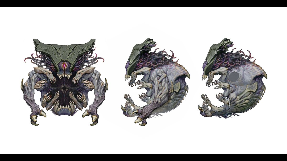 bethesda_de's tweet photo. Concept Art vom Cosmic Elemental 👀 #DOOM https://t.co/7dkgmL22Cu