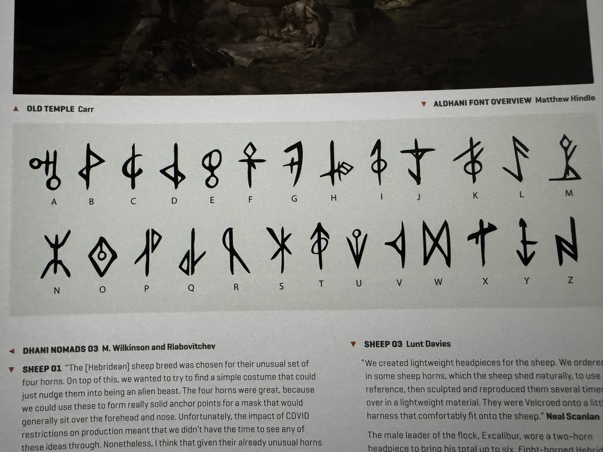 Capt_Barker's tweet photo. Written languages of Andor https://t.co/054ToQCc2m