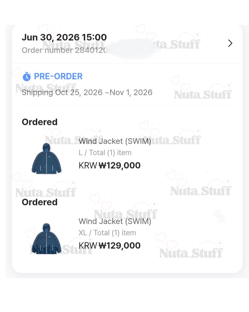 chichi_by's tweet photo. #proofbyNuta_S 
Jaket Swim Offcial 
Yang mau masih bisa yaa
Shiping November 
Bisa di pakai buat Konser https://t.co/e1xIIXJCp4