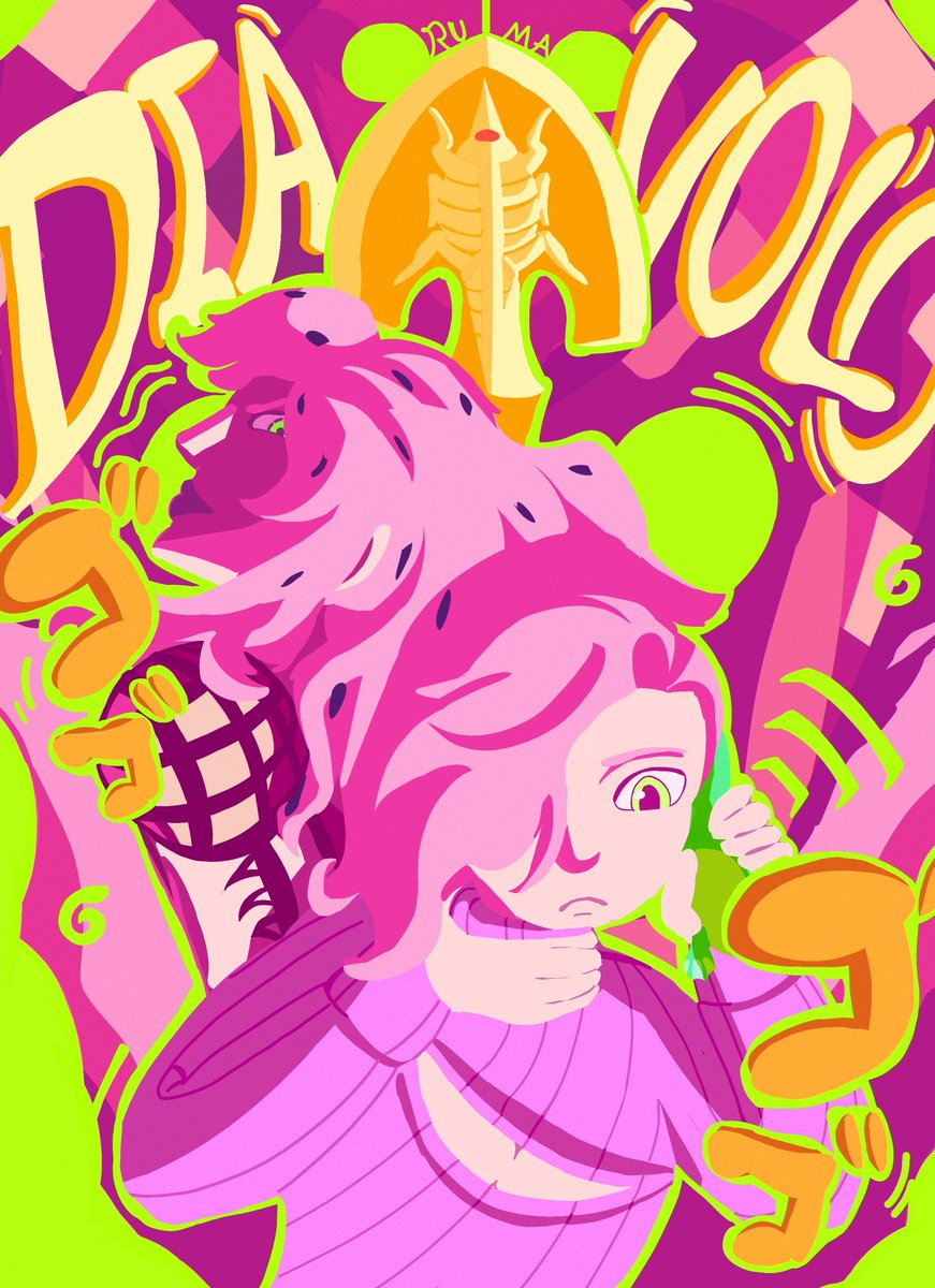 ruma_7u's tweet photo. The dog and devil #jojo https://t.co/TKiAcc0NvR