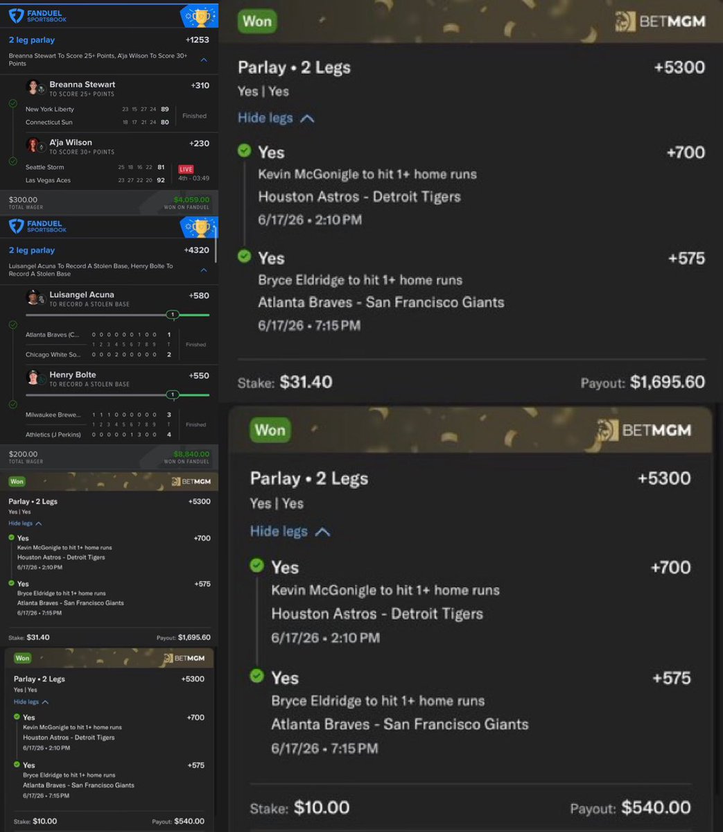 Jokeeee_'s tweet photo. What a nearly +40u June looks like🚀

+310✅
+360✅
+375✅
+419✅
+424✅
+428✅
+440✅
+550✅
+585✅
+633✅
+640✅
+725✅
+800✅
+880✅
+940✅
+1100✅
+1120✅
+1272✅
+1253✅
+1300✅
+1350✅
+1748✅
+3028✅
+4320✅
+4856✅
+5190✅
+5300✅
+5408✅
+5850✅

https://t.co/osaIoi2KpF https://t.co/nRjTXrBeIk
