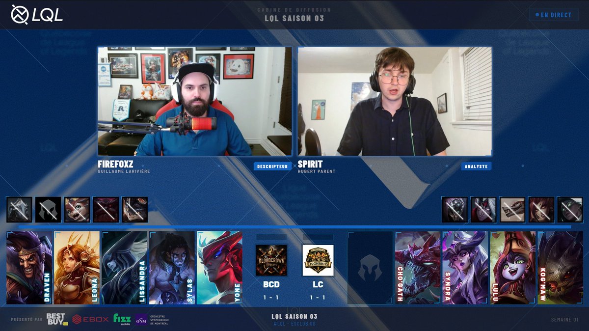 firefoxz09's tweet photo. Très heureux du rendu pour la Saison 3 de la #LQL avec le @esclubgg . Visuellement une belle mise à jour versus les 2 premières saisons avec de beaux ajouts pour les spectateurs (matchs de la soirée, draft custom, détails des dragons) 

(suite en commentaires) https://t.co/U8d1n3w9pW