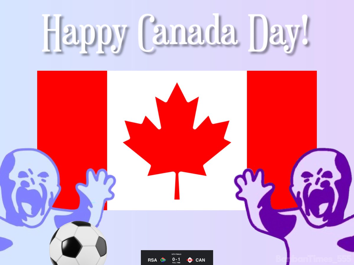 BanbanTimes_555's tweet photo. Happy Canada Day! 🇨🇦

It is the home country of the Euphoric Brothers and (probably) the setting for GOBB 🏫

And Canada is probably experiencing a surge of excitement right now ⚽

#GartenofBanban #EuphoricBrothers https://t.co/ks2HvWqhjg