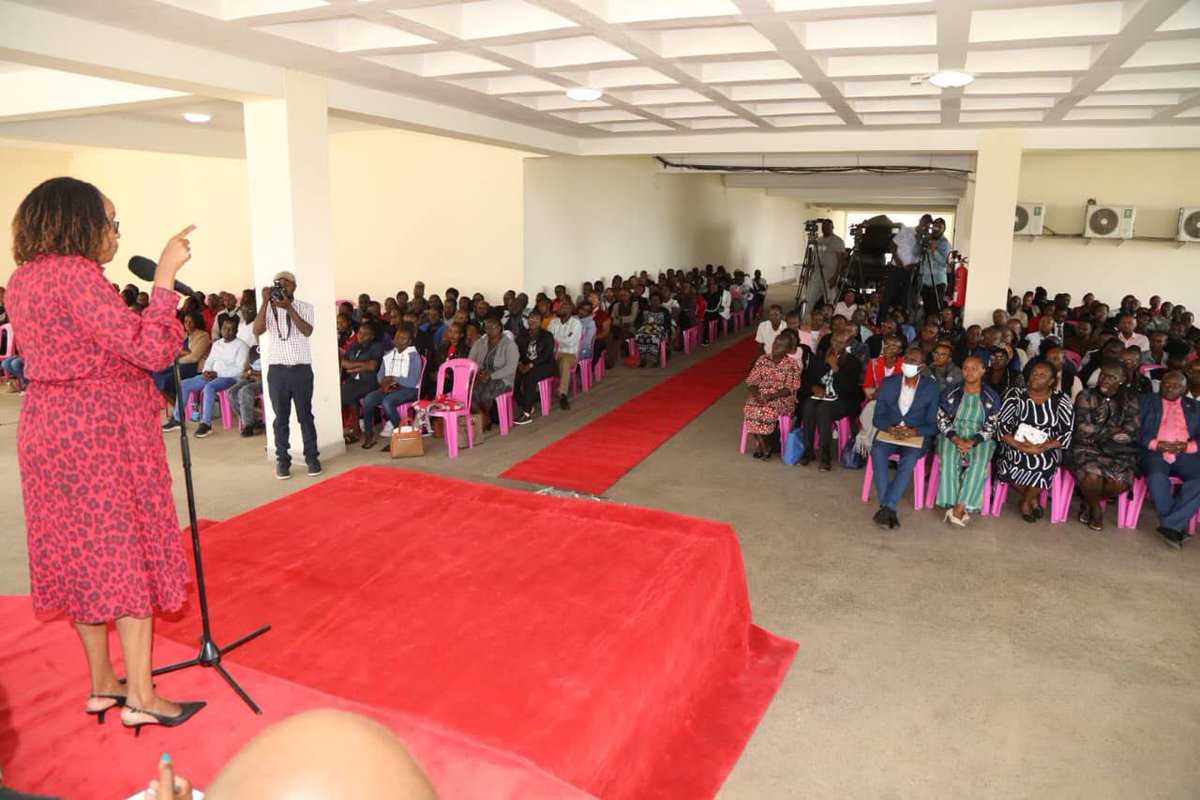 susankihika's tweet photo. Handed over appointment letters to more than 300 healthcare workers recently employed on permanent and pensionable terms, further strengthening our commitment to delivering quality healthcare services.

In keeping with my pledge to prioritize our health workforce as a critical pillar in the provision of quality, affordable and timely healthcare, we issued appointment letters to 308 health workers, including nurses, clinical officers, nutritionists, dietitians, laboratory technologists and pharmacists who had previously served on contract and PNP terms. This reflects my firm belief that staff welfare is fundamental to efficient service delivery across our health facilities. So far, we have promoted a total of 1,367 healthcare workers, and this year we will recruit even more.

I commended our healthcare professionals for their dedication and contribution to the progress we have made in the health sector, while urging them to remain committed, focused and compassionate in serving our patients. As we continue expanding health infrastructure across the county, our goal is to ensure residents access quality healthcare closer to their homes, with health workers remaining at the heart of this vision. We believe that a well-motivated health workforce is essential to improving healthcare delivery and achieving better outcomes for our people.

Present were Chief of Staff Dr Peter Ketyenya, Health CEC Roselyn Mungai, Chief Officers Dr Daniel Wainaina and Joseph Kibusya, County Public Service Board members led by Chairman Charles Mwai, and Nakuru Teaching and Referral Hospital Director Dr Santosh Devaraj.