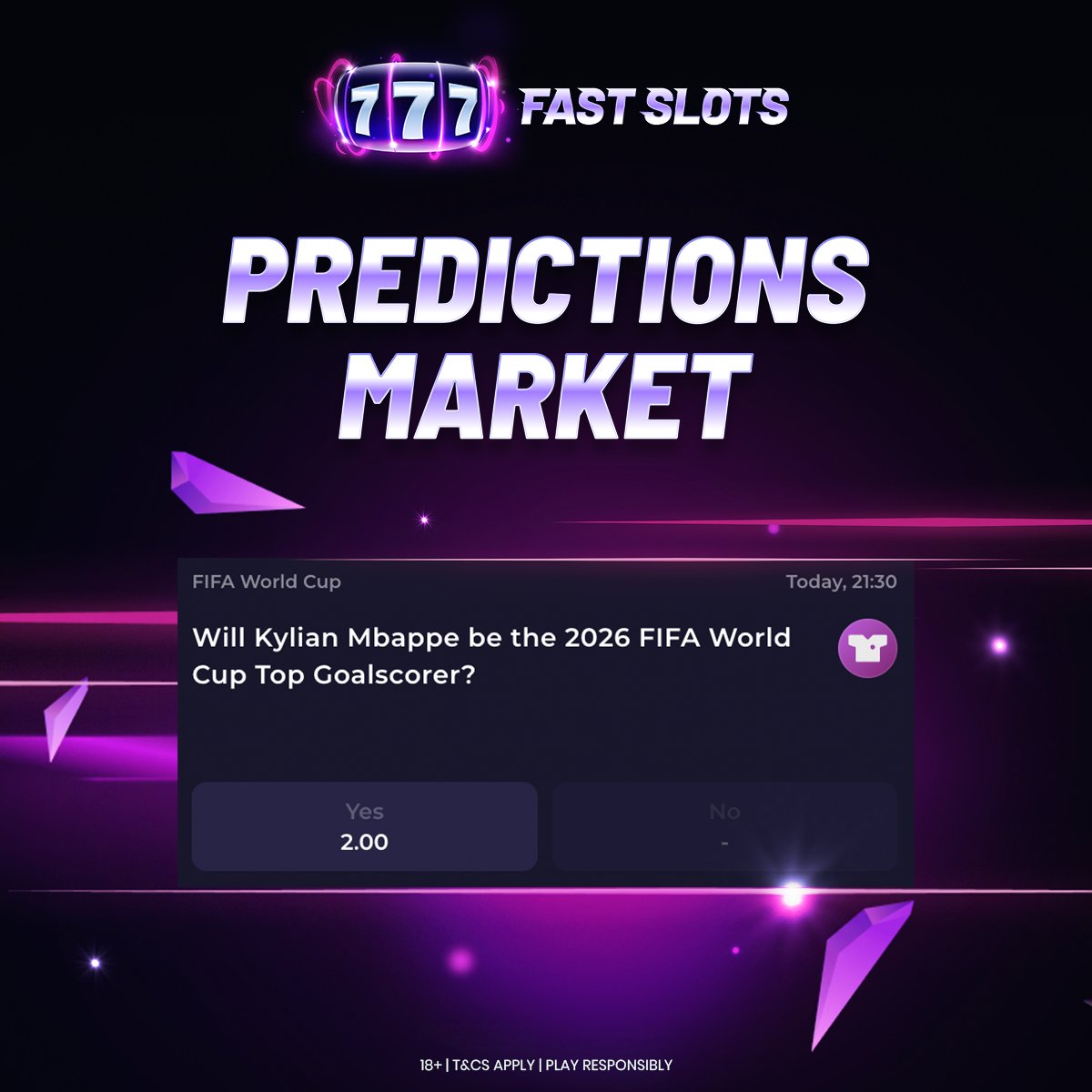 FastSlotsHQ's tweet photo. Mbappé’s on demon time 😤

You backing him or not? https://t.co/V7AJb37kQy