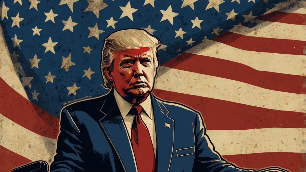 ozzyycrypto's tweet photo. Trump, borsanın yükselmesi nedeniyle kazanç sağladığını söyledi. https://t.co/YVygc9pAir