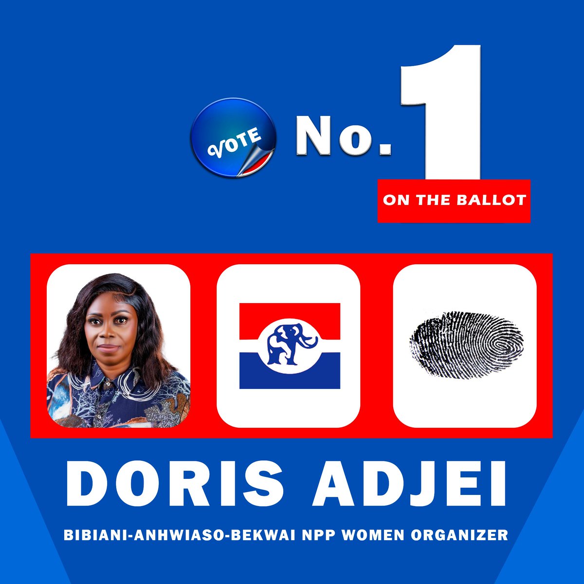 GamboJ's tweet photo. We need firm Women's Wing together strive for our seat..

Doris Adjei comes with that energy.

Vote Number 1

#รักลืมตายQ8 #MéxicoVsEcuador #sololasmás2 #1luglio2026 https://t.co/wI5mYT6M4d