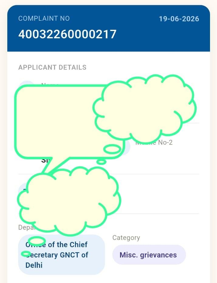 sumitnowtwitt's tweet photo. @CMODelhi @PMOIndia @narendramodi @HMOIndia @AmitShah Sorry to say that ma'am no point of making the portal of CM jansunwaai if the complaints are ignored and left unresolved for more than month. This was not the expectation from your government ma'am.
#cmjansunwayidelhi https://t.co/oU3hANRsqQ