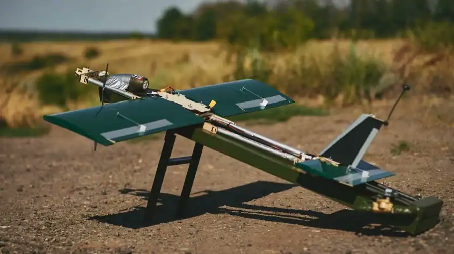 WarDroneXX's tweet photo. Blyskavka drone - The origin story

Ukraine captured Russia's cheap Molniya strike drone, took it apart, and built a better version. It's called Blyskavka - and both names mean "lightning."

The Molniya had become a real problem by 2025. A crude fixed-wing kamikaze drone made of plywood and foam, costing around $1,000, carrying up to 7 kg of explosives over 30+ km. Nothing about it was sophisticated. But it was cheap enough to arrive by the dozen, and shooting down thousand-dollar drones with expensive interceptors is losing math.

Ukrainian troops captured Molniya airframes, and the trophies ended up at Vyriy - a Kyiv drone maker founded in 2022, now one of Ukraine's larger FPV producers. Their engineers reached a clear conclusion: the concept was excellent, the Russian execution was full of defects. So they kept the concept and fixed the rest.

The Blyskavka was announced on August 5, 2025, through a crowdfunding campaign by the volunteer channel Ostanniy Kapitalist: $300,000 for the first 350 drones, roughly $857 per aircraft including control gear and launchers. A month later Vyriy showed it publicly at Defense Tech Valley 2025 in Lviv.

What changed under the familiar silhouette: all-Ukrainian electronics, 3D-printed components, standardized connectors that cut assembly and field deployment time, two wing-mounted electric motors, and a pneumatic catapult launch - a crew is ready to fly about 10 minutes after arriving at a position.

The result carries more than the original (8 kg recommended payload, up to 13 kg in practice), flies farther (40 km tactical, 80 km with relay), and costs about the same - roughly $870.

The timeline is the striking part. From captured trophy to announced product: months. By January 2026, over 60 Ukrainian units were flying it. By March, production hit ~1,000 per month - and demand still exceeded supply.

Each side in this war now studies the other's wreckage as industrial routine. The Blyskavka shows how short that loop has become: Russia fielded a cheap strike drone in mass, and Ukraine answered with a corrected copy before the year was out.

You can read the full article about the Blyskavka drone on my Substack - https://t.co/ap2XbGWxBu

Sources in the comment below
If you appreciate what I do, I'd really appreciate your financial support. Thanks a lot!
https://t.co/xSPlYVerCj
