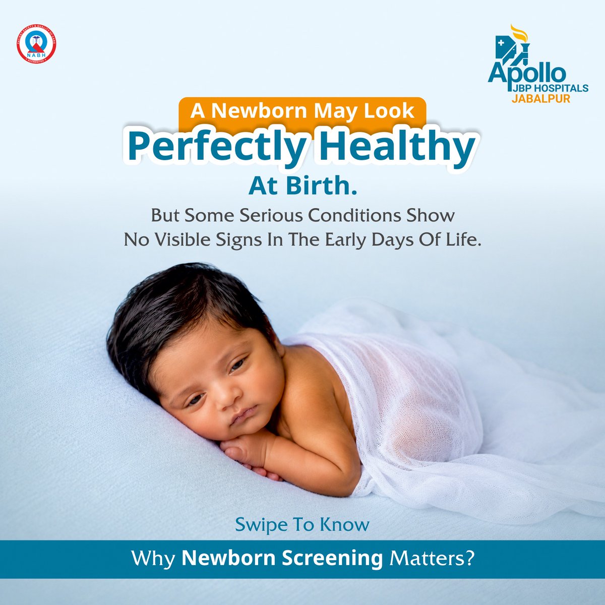 ApolloJbp's tweet photo. 👶 Every Healthy Future Begins with the Right Start

A newborn may look perfectly healthy, but some serious metabolic and genetic conditions may not show symptoms in the first few days of life. https://t.co/1HgQy5AI8C