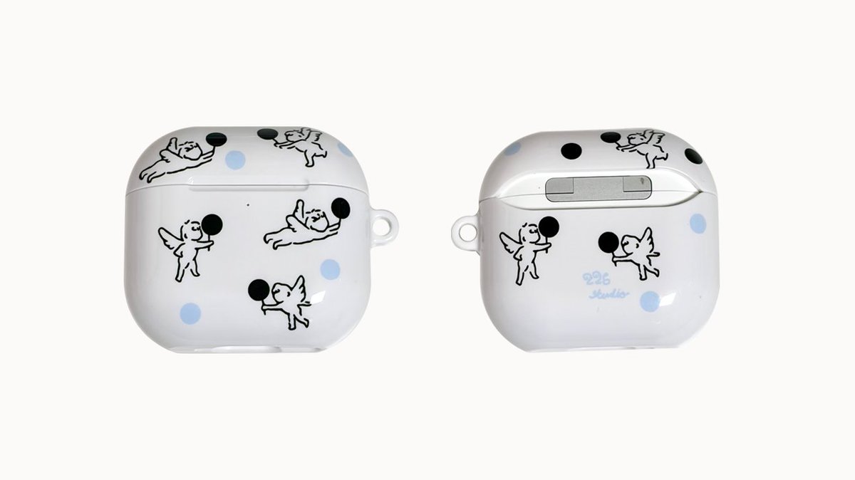 zangsemo's tweet photo. Flying Balloon Angel🎈AirPods Case 
날아라 풍선 천사 케이스 👼🏻

~7/5 까지 오픈 할인 이벤트중
shop https://t.co/A1mM3KTnqZ *

#RT+좋아요 추첨 한 분에게 케이스 보내드려요! https://t.co/RIbejetkNi