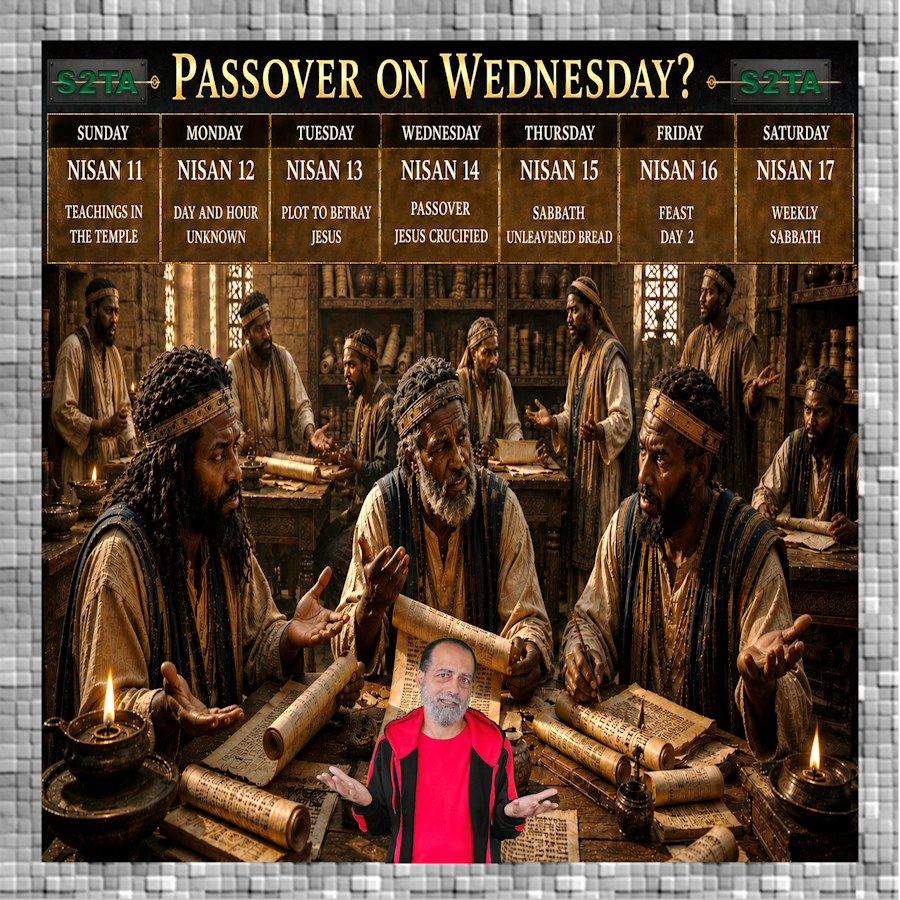 FollowYahawashi's tweet photo. Was the Passover on Crucifixion Week observed on Wednesday the 14th? Some argue that it was, pointing to the Greek text where "Sabbaths" appears in the plural and suggesting that multiple Sabbaths occurred during that week. Let’s examine the evidence.