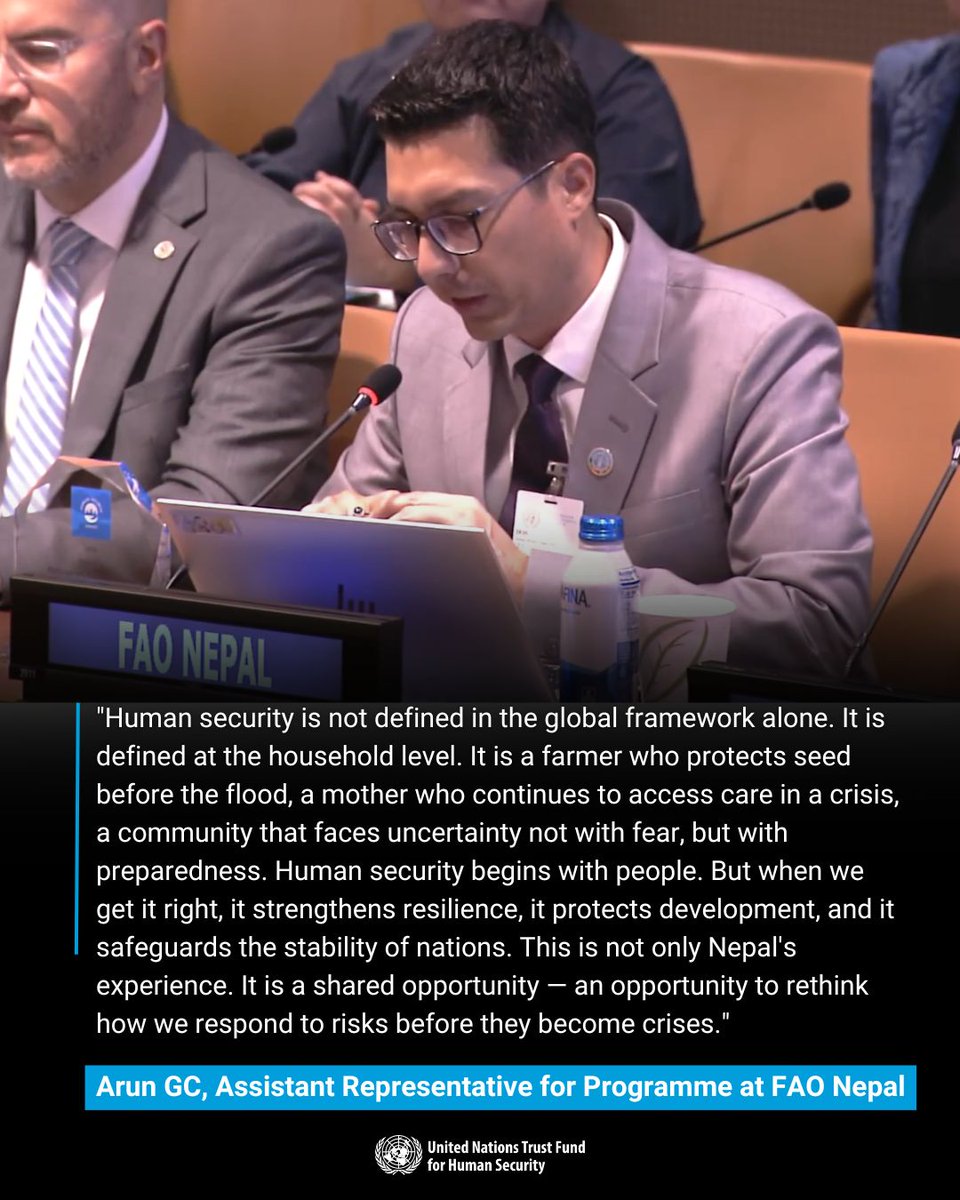 UN Human Security tweet media
