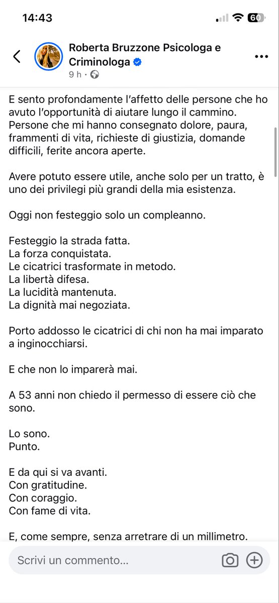 LittleJoyDD's tweet photo. Che bel bagno di umiltà la #Bruzzone 😅 https://t.co/V7NfsEHlev