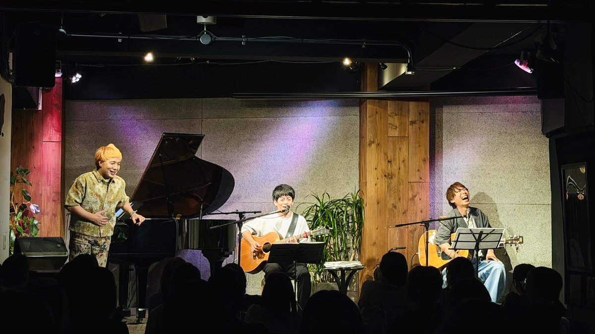psalm0805's tweet photo. 2026.06.30(火)
Hama(Psalm) × 阿部祐也 × 松田栄作
「 ハベサク2026 夏~我、終生の友を得たり~ 」

今日しか生まれない歌、今日しか生まれない笑顔。
その全てがかけがえのない時間でした。

ハベサクはやっぱり最高！！

皆さんと一緒に笑い合える時間が嬉しいです。ありがとうございました！^_^ https://t.co/4LD5BDHpYk