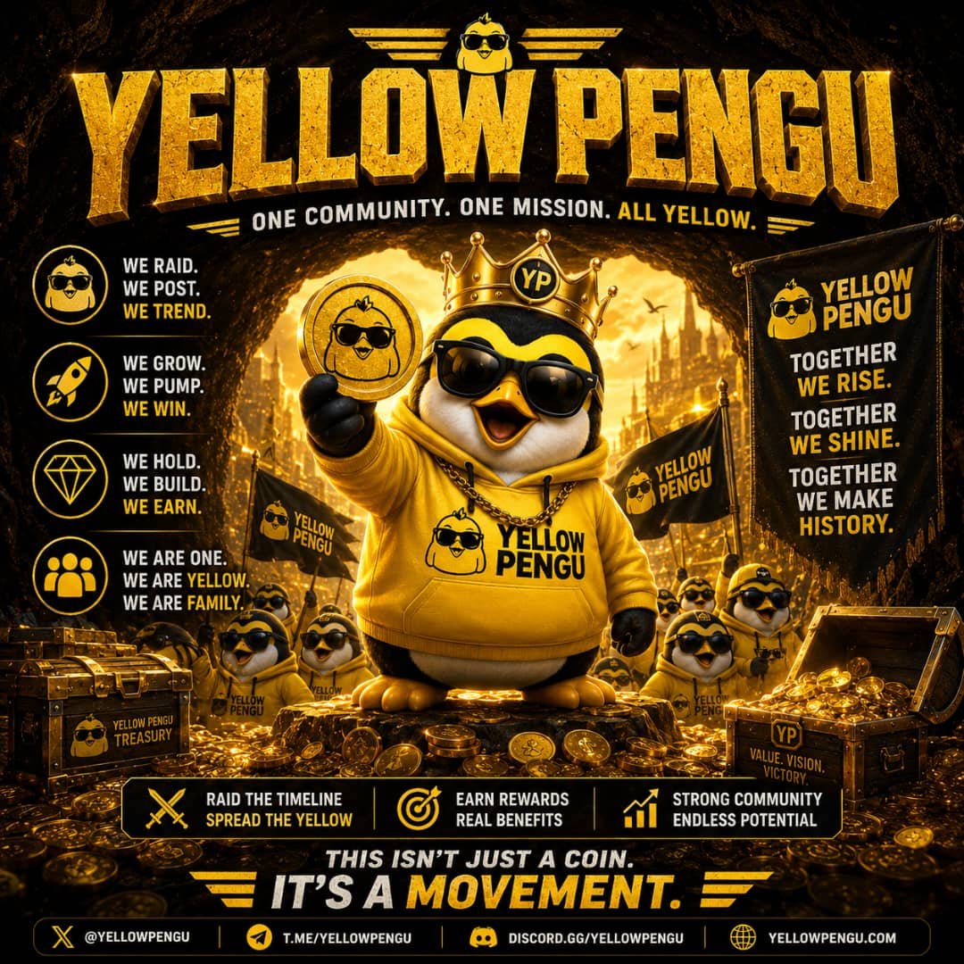 Yellowpengun's tweet photo. Yellow Pengu Community 
Ticker $Yengu
: yellow pengu Crypto Academy @yenguacademy 
Total supply= Circulating Supply 
Dex.  Firescreener, Listpad, coinmarketTok, Coinsniper, upscreener 
@ObezX_ @firescreener @coinsniper_net @upscreener https://t.co/Eg4V9mdjxn