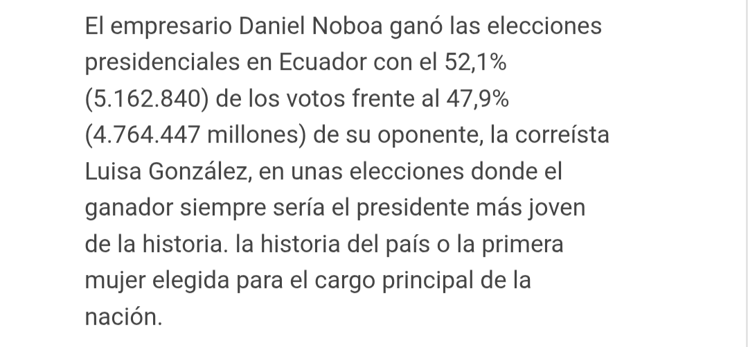 kameb's tweet photo. @abrahamendieta @DanielNoboaOk De una población de 18 millones, ahí están las cifras qué muestran cuantos simpatizantes tiene. Ni perdón, ni olvido https://t.co/HJh0EGjw4s