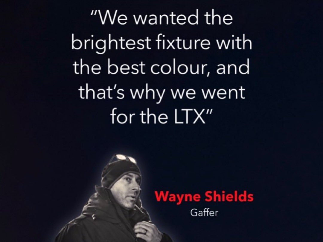 Robelighting's tweet photo. Wayne Shields’ work as a gaffer can be seen across many studio features, creating cinematic images with his team that captivate audiences worldwide, often with the assistance @Robelighting iFORTE LTX luminaires.

#robelighting #cinematiclighting #filmlighting #gaffer https://t.co/oBxv2kyjQY