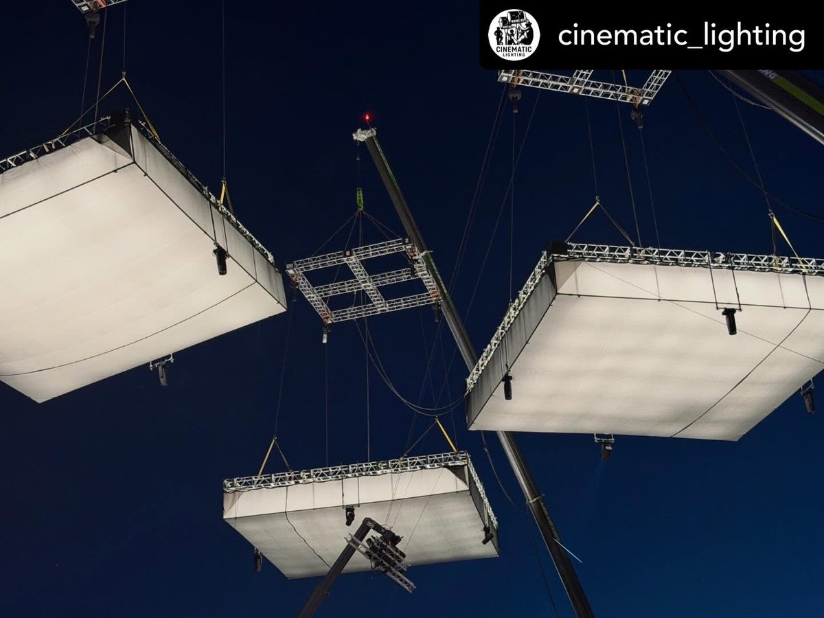 Robelighting's tweet photo. Wayne Shields’ work as a gaffer can be seen across many studio features, creating cinematic images with his team that captivate audiences worldwide, often with the assistance @Robelighting iFORTE LTX luminaires.

#robelighting #cinematiclighting #filmlighting #gaffer https://t.co/oBxv2kyjQY