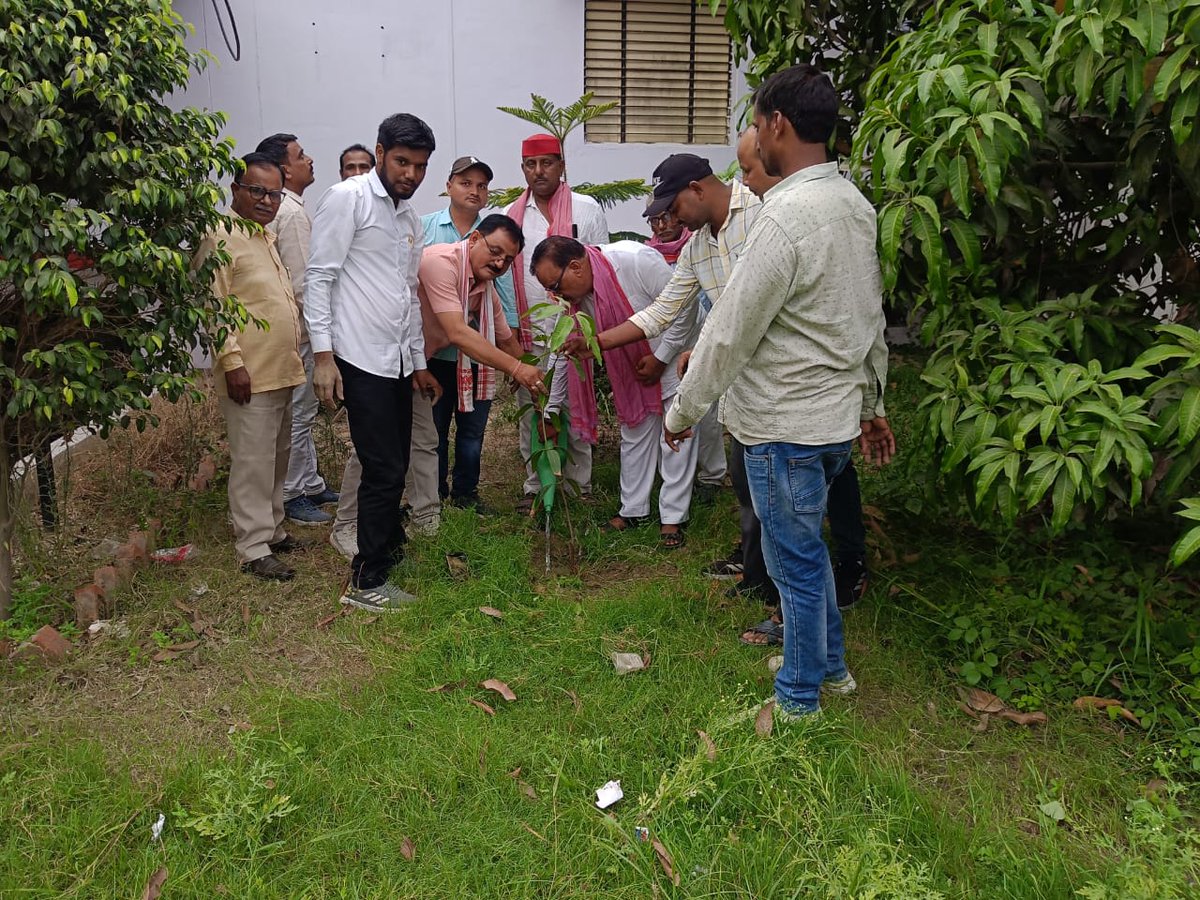 YaduvanshArvind's tweet photo. आज PDA के महानायक, समाजवादी पार्टी के राष्ट्रीय अध्यक्ष एवं पूर्व मुख्यमंत्री श्री Akhilesh Yadav  जी के जन्मदिवस के शुभ अवसर पर #आदरणीय_श्री_लालचन्द्र_यादव (लाले) वरिष्ठ सपा नेता जी के द्वारा पौधों का वृक्षारोपण एवं केक काट कर मनाया गया। 
@yadavakhilesh @samajwadiparty https://t.co/Ia5RtPcO6i