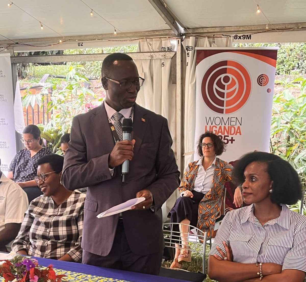 SwedeninUG's tweet photo. Ending workplace sexual and gender-based violence requires collective action. 
Today, we were proud to convene top corporate CEOs at the Swedish Residence, alongside @MGLSD_Uganda, @PSFU_Uganda, @UNFPAUganda and @unwomenuganda to drive accountability for safe, respectful and survivor-centred workplaces in Uganda.

In her remarks, @SwedEnvoyUganda reaffirmed Sweden's commitment to supporting Uganda's efforts to ensure that women and girls can participate fully, safely and equally in society and the economy. She further noted that this commitment is well stipulated in Sweden's Development Cooperation Strategy with Uganda (2025-2029) in which gender equality, women and girl’s empowerment and gender equality are integrated across all areas of engagement.

#SafeWorkplacesUg