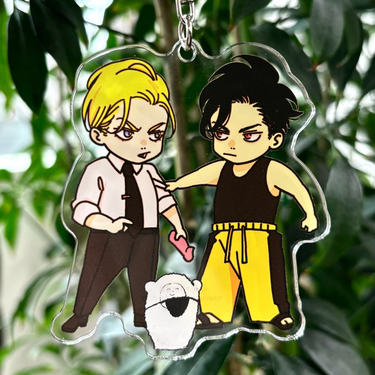 Qpa_BLinfo's tweet photo. 【#とらBLコミックフェア2026｜ラインナップ②】

🐯アクリルキーホルダー
はらだ先生（@harada_info）『ハッピークソライフ』

グッズ色校も公開！くずかすと神のちびキャラの可愛さはもちろん、手に持っている小物も含めハピクソらしいグッズです♡ https://t.co/4U731HpNTg