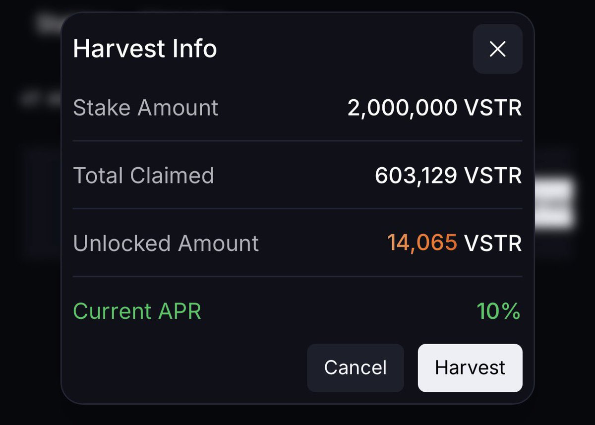 Hodegos0's tweet photo. $VSTR Stake ile Pasif Gelir Elde Etmenin Avantajları

Geçtiğimiz dönemde, Private Sale aşamasında yalnızca 1.000$ yatırım yaparak 2 milyon adet $VSTR token satın aldım. Bugün itibarıyla bu tokenlerin toplam değeri 11.300$ seviyesine ulaşara bana inanılmaz kazanç sağladı 

Ancak $VSTR’nin sunduğu kazanç potansiyeli sadece fiyat artışıyla sınırlı değil. Asıl fırsat, stake havuzlarından elde edilen pasif gelirde yatıyor.
 
Stake Havuzlarından Gelen Pasif Gelir

9 Kasım tarihinde elimdeki 2 milyon $VSTR tokeni stake havuzlarına yatırarak bu fırsatı değerlendirdim. Sonuçlar ise gerçekten dikkat çekici:

Sadece 19 ay içerisinde, yaklaşık 615.000 $VSTR yani bugünkü değerle 3.460$ tutarında pasif gelir elde ettim.

Nedeyse toplamda 15x bir kazanç sağladım.

Üstelik tüm bunları ek bir maliyet olmadan gerçekleştirdim. Bu oran, yıllık bazda değerlendirildiğinde $VSTR ekosisteminin sunduğu olağanüstü getiri potansiyelini açıkça ortaya koyuyor.

Stake'in Avantajları

Değer Artışı ve Ek Getiri: Hem tokenin değer artışından faydalanıyor hem de stake getirisiyle kazanç sağlıyorum.

Düşük Risk: Stake edilen varlıklar yerinde duruyor ve uzun vadeli bir yatırım stratejisiyle çalışıyor.

Düzenli Gelir: Stake gelirleri, belirli dönemlerde düzenli bir şekilde ödeniyor ve pasif gelir sağlamak isteyenler için ideal bir seçenek.

$VSTR token sadece fiyat artışıyla değil, aynı zamanda stake havuzlarından elde edilen düzenli gelirle yatırımcılara kazanç sağlıyor. 

Benim deneyimim, bu modelin ne kadar kazançlı olabileceğini gösteriyor. Eğer siz de pasif gelir elde etmek ve portföyünüzü büyütmek istiyorsanız, $VSTR gibi bir projeyi asla kaçırmayın derim.

Unutmayın, doğru stratejilerle geleceğinizi inşa etmek sizin elinizde 🚀

Bu vesileyle @ibrahimklczb ve @vestra_dao ekibine teşekkür ederim.