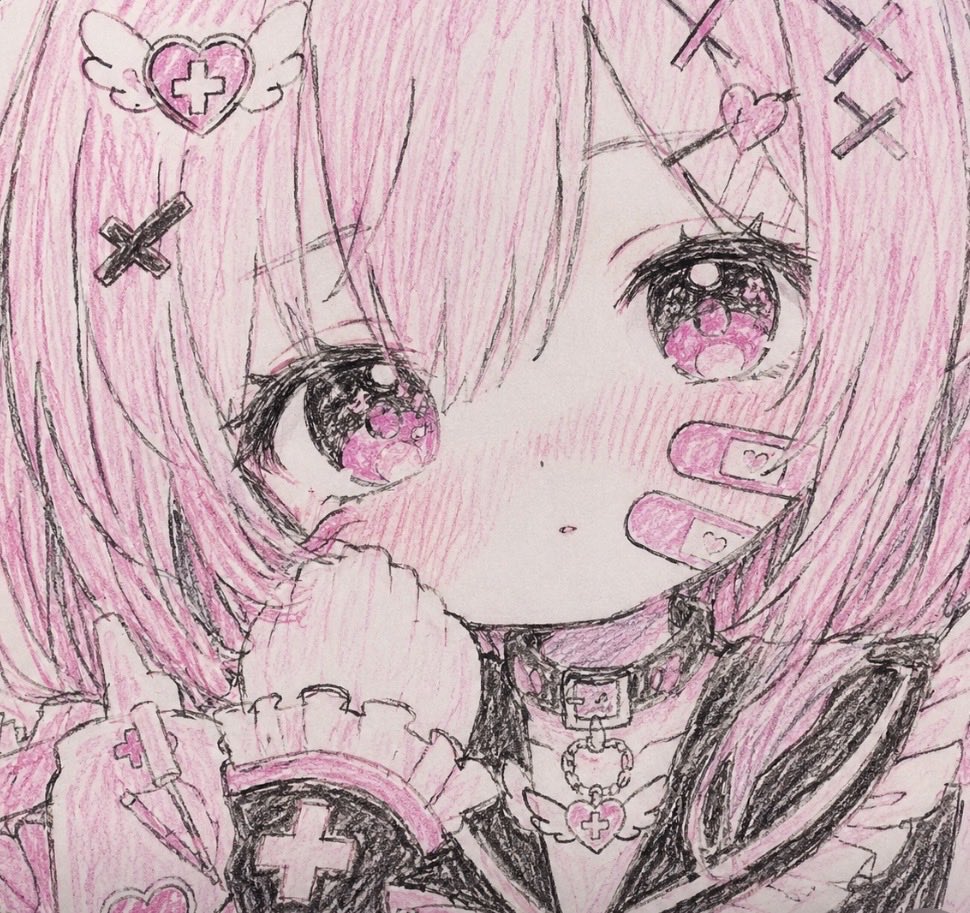 0u_ria's tweet photo. #7月になったのでフォロワーさんに自己紹介しようぜ
絵師もかです🎀
病みかわいい系のイラストを描いてますʚ🎀ɞ
主に オリキャラと創作イラストをメインに描いてます.ᐟ.ᐟ
アナログイラスト&amp;デジタルイラストを描いてます

 #絵垢さんフォロワー100 https://t.co/3vbqYTpFAs