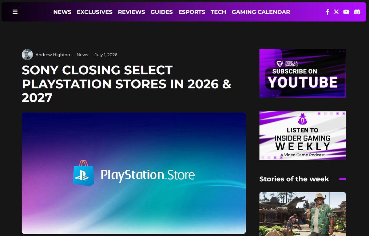 SYACVG's tweet photo. Sony is shutting down the PS3 and PS Vita online stores  sometime in 2026 or 2027 depending on your region. https://t.co/XM1JuQEh8Y