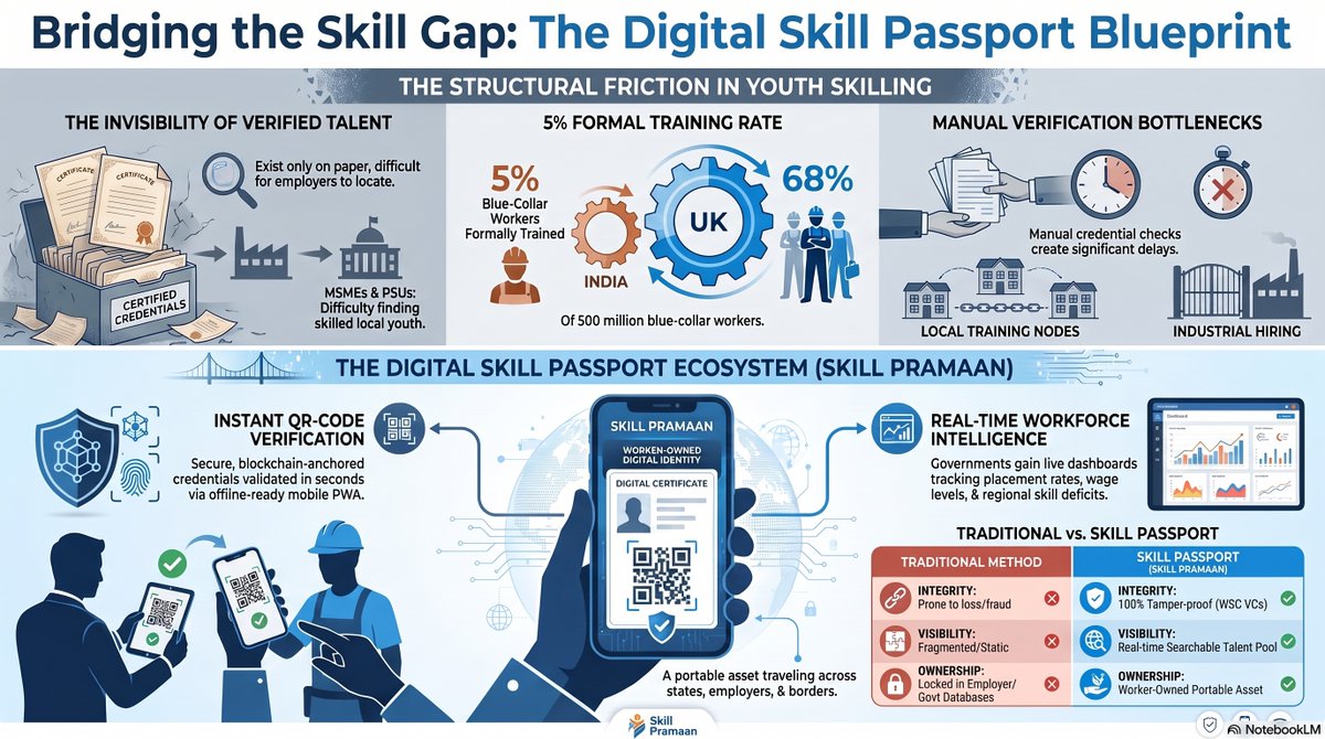 singhdom's tweet photo. A snapshot of the Digital Skill Verification gap and what we have set out to achieve with #SkillPramaan 

@nxtcurve @mayurshekhar_ @mayur_jha 

Wish to learn more? - Link in the first reply https://t.co/fYI56uk53w