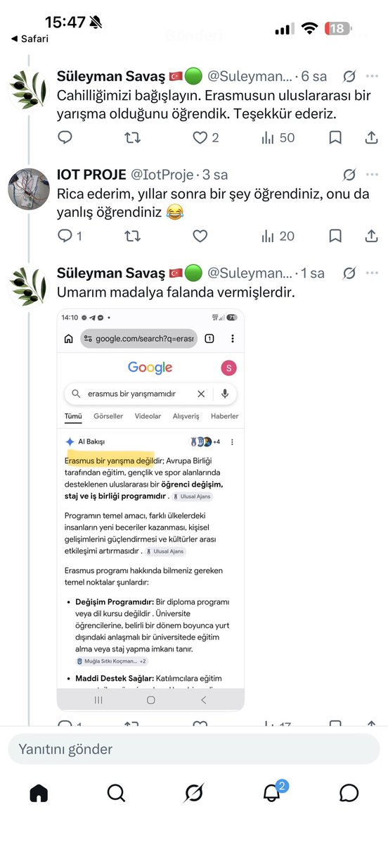 IotProje's tweet photo. @SuleymanSavas @Sedaddi Bir vatansever sizsiniz demi hadi oradan! Daha okuduğunu anlamaktan aciz gelmiş milletin avukatlığını yapıyor. 

Bu vatan sadece sizin değil, bu vatanı sadece siz sevmiyorsunuz. Haddinizi bilin!

Belki bunu da paylaşırsa takipçileri görsün: VARLIĞIM TÜRK VARLIĞINA ARMAĞAN OLSUN🇹🇷 https://t.co/kLX7pB5vwk
