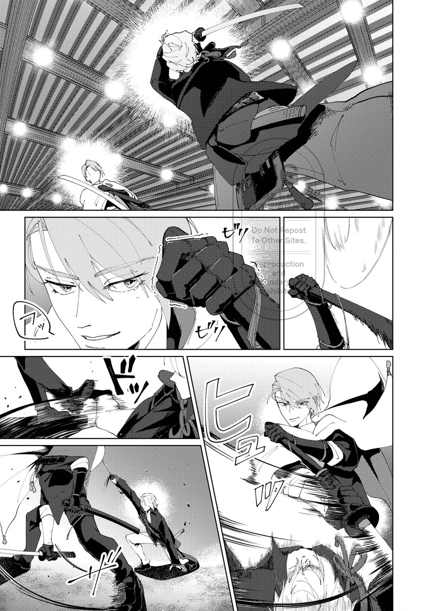 _yaka40's tweet photo. にゃんちょぎのガチバトルが見た～い！から生まれた漫画 https://t.co/iwDeUC8Fe2
