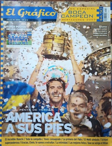 marto_m3's tweet photo. Hoy hace 23 años (02/07/2003) 🇦🇷#Boca ganaba la Copa 🏆#Libertadores2003 al ganarle 3-1 (Tevez 21´, Delgado 84´ y Schiavi 90+4´) a 🇧🇷#Santos.
Fue la 11° copa Internacional de 18 y el titulo ⭐️50 de 74.
DT= Carlos Bianchi. / #MartoCopaInt
VIDEO= 📽️https://t.co/jCbSOdt1F7 https://t.co/1FwVqEWnXQ