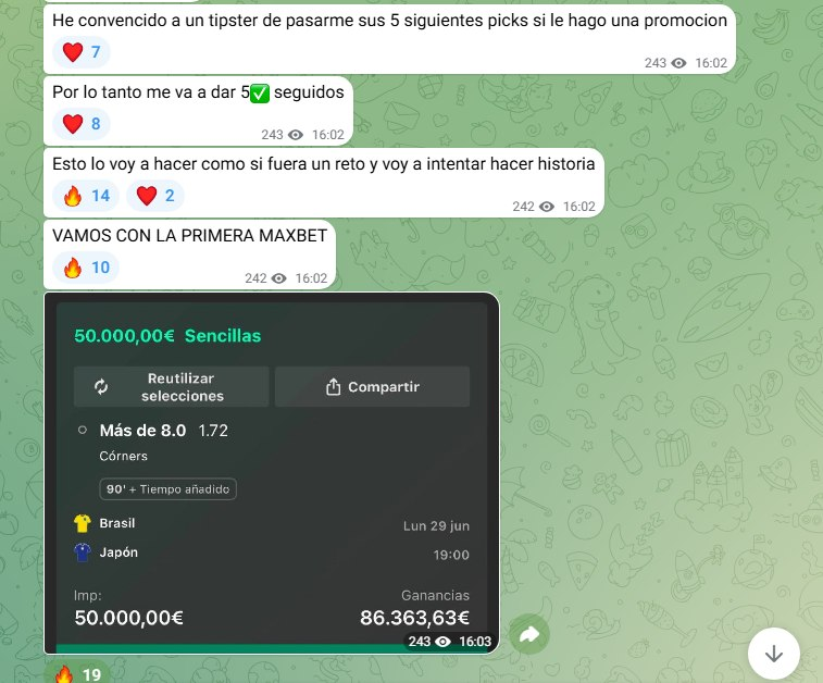 AlertaTipsters's tweet photo. Andróginos crea un grupo para "fieles".
Manda un pick (editado) y lo pierde, obvio.
Borrazo del grupo, empieza de 0, ahora diciendo que si la gente le paga el vip y no se gana, devuelve el dinero.
Andróginos nunca ha devuelto el dinero de estas cosas.
Andróginos solo miente. https://t.co/d4hMLlqlCz