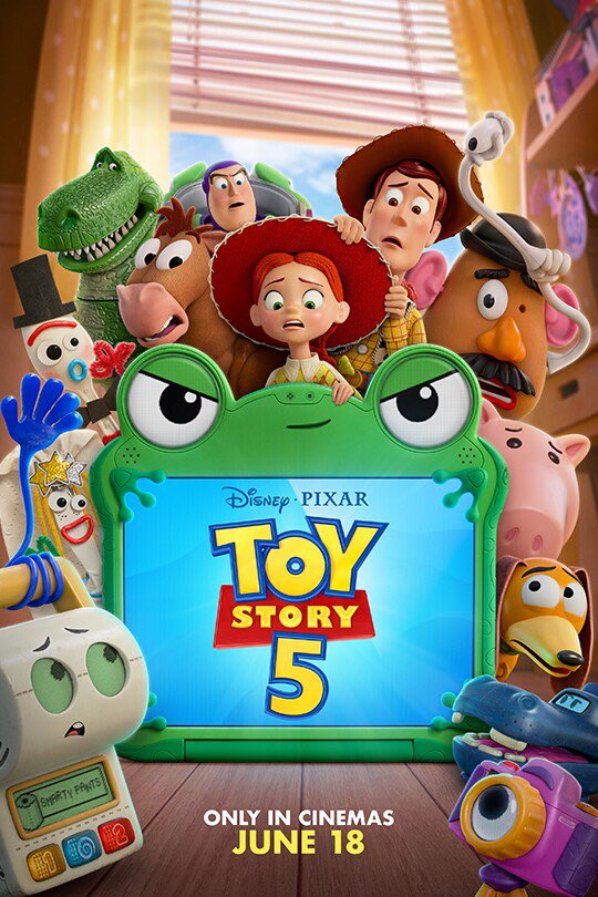 Maskedlion3's tweet photo. Last Monday, I have recently watched the latest Disney Pixar’s Toy Story 5 movie. I absolutely loved it. It seems enjoyable and entertaining. This is very impressive with the great viewing. #disney #toystory https://t.co/1zz5jql8hy