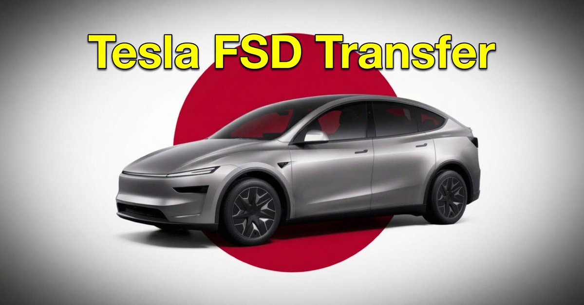Tslachan's tweet photo. $TSLA 🇯🇵
Tesla has launched the FSD transfer program for HW2.5 or HW3 owners in Japan starting today. 

Customers have until Sept. 30 to order a vehicle and receive a new one within 90 days.

* Korea, Thailand, and Taiwan have or are in progress with these FSD transfer programs. https://t.co/MAOalD9Fjs