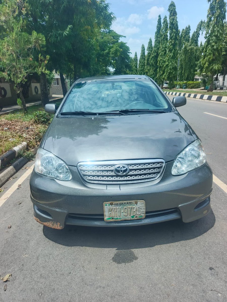 Carsnationn's tweet photo. Clean Corolla 
2007
Price:4.2M
At Abuja
Everything Blessed https://t.co/rAYa9MoZgh
