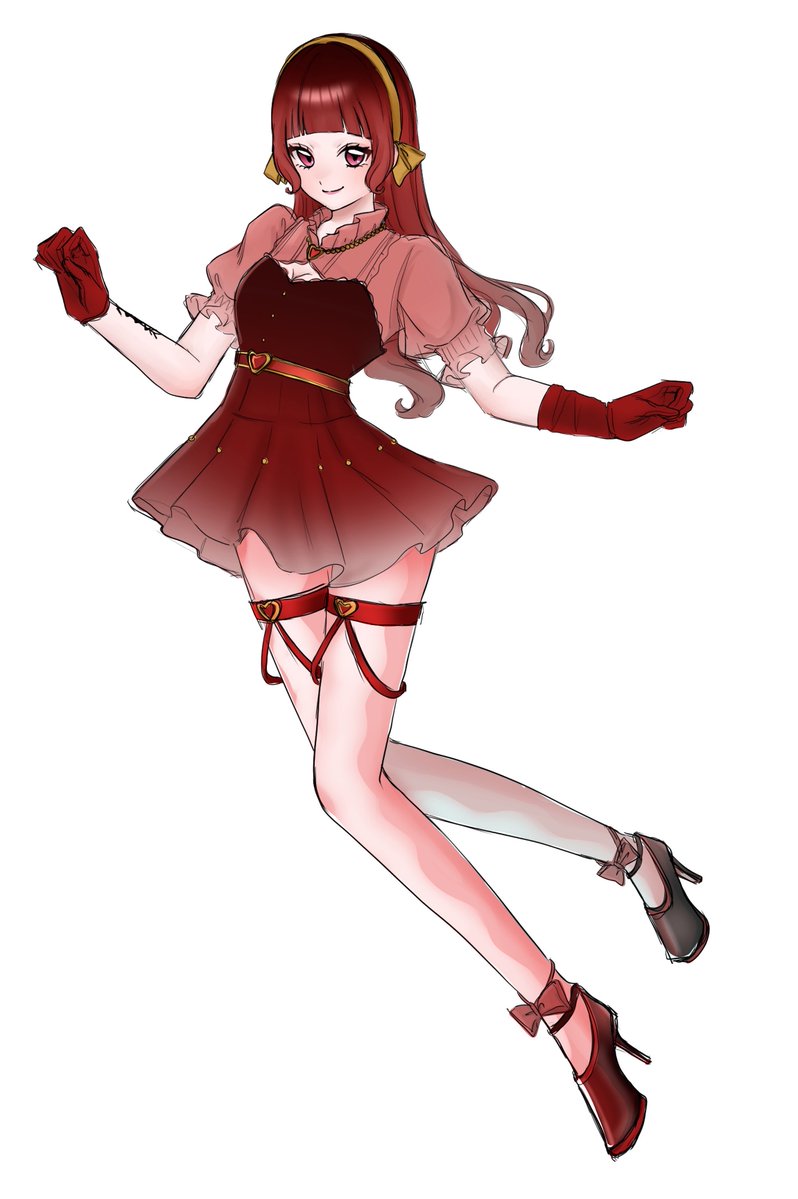 rosso_key0's tweet photo. 衣装とかお顔とか色々調整した❤️‍🩹
 #イラスト  #oc https://t.co/sgEa4XXNez