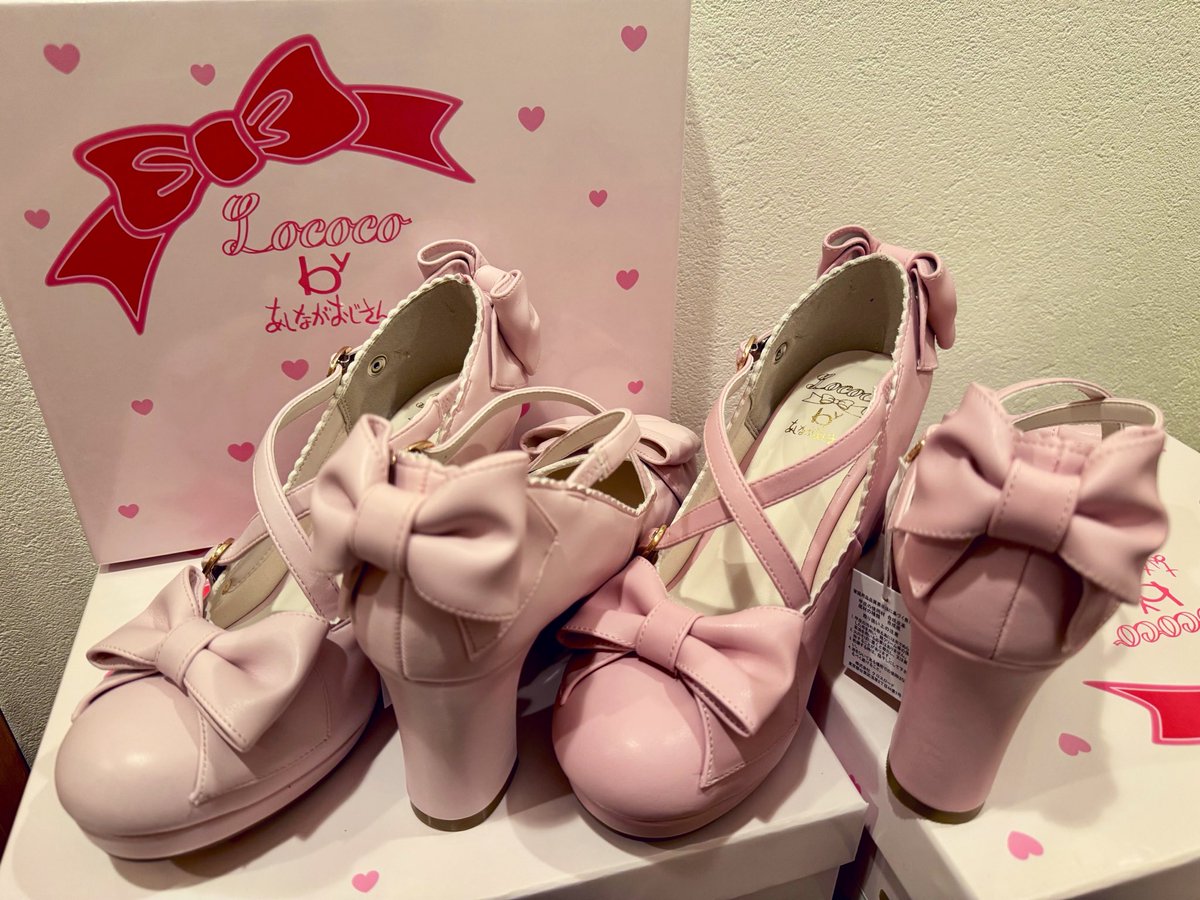 めちゃかわピンクのお靴が届きました(*´꒳`*)💕💕 SAKURA ワンピースに