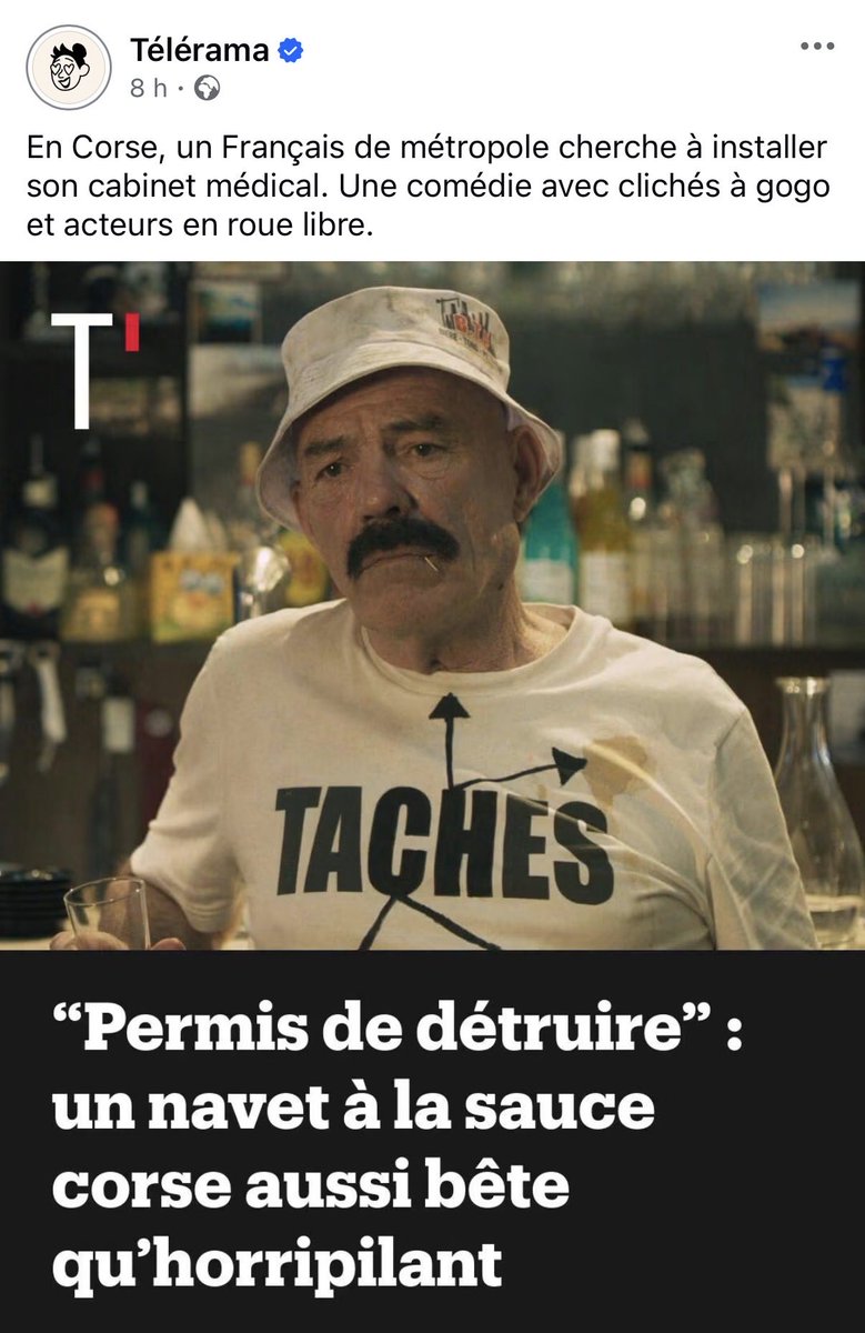corsetourisme's tweet photo. Pas mieux. Merci @Telerama https://t.co/ff56RnLmdz