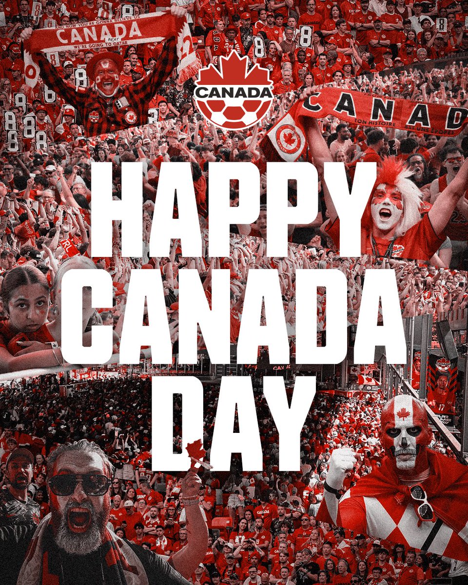 CanadaSoccerEN's tweet photo. We’re blessed to be able to represent the maple leaf 🍁 

HAPPY CANADA DAY!!! 🇨🇦 https://t.co/jvKtkEwFYW