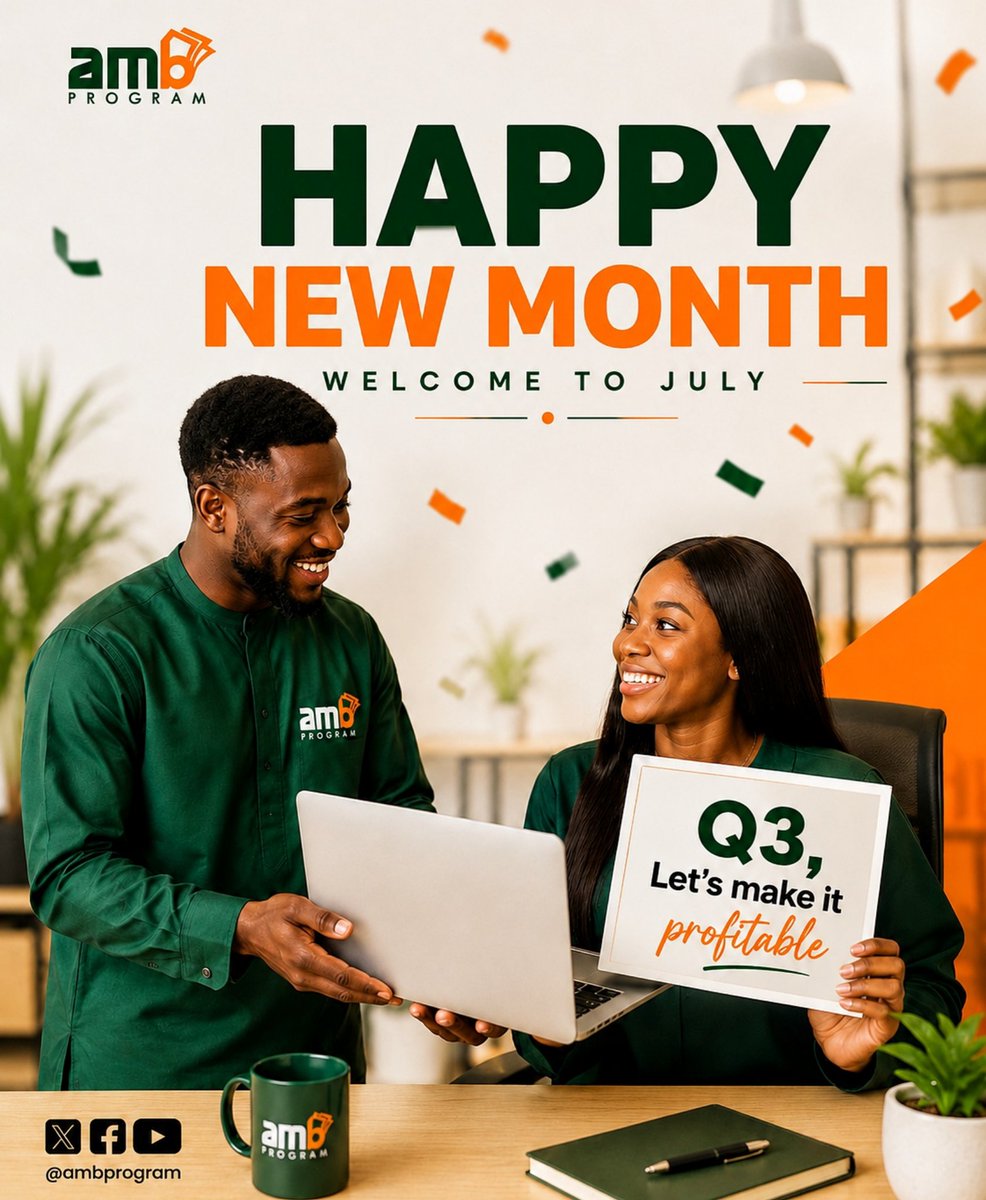 ambprogram's tweet photo. Welcome to July! 💚

A new month. A new quarter. Another opportunity to show up consistently.

The AMB Sales Challenge enters its final month. Every post, every conversation, every follow-up counts.

Stay visible. Stay focused. Stay consistent.

Let's make Q3 profitable. 🚀 https://t.co/5cAm0RxpdR