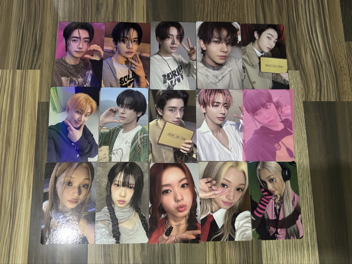 kiirchives's tweet photo. ꪆৎ - wts lfb ph

   - assorted K-pop photo card (all official)
⇢₱1,400 | ₱50 each
⇢ set/tingi (enhypen 1:1 | sunoo pob 1:2)
⇢ onhand, mint condition (most)

★ izna enhypen aespa red velvet txt le sserafim newjeans njz unis babymonster illit wtb wtt pc https://t.co/4g1WxwGIbl