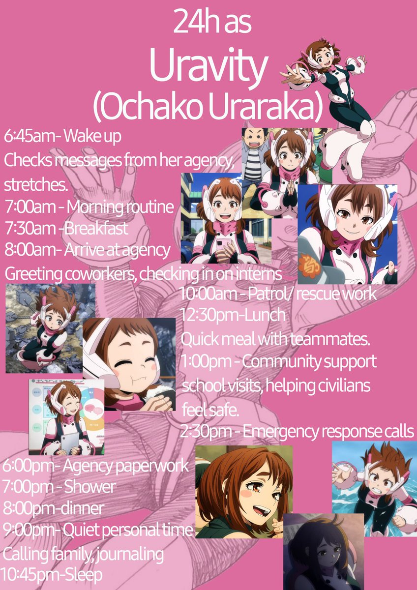 twentyfouras24's tweet photo. 24h as Uravity (Ochako Uraraka)🪐💖
.
.
.
Who to do next?
#ochakoururaka #urarakaochako #ochako #ururaka #uravity #MyHeroAcadémia #Boku_no_Hero_Academia https://t.co/QdFGe7zuaU