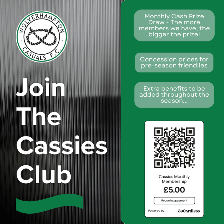 WolvesCassies's tweet photo. Wolverhampton Casuals launch brand new membership with monthly cash prizes on offer #Pitchero
https://t.co/sdCUTtEUTY https://t.co/gH9iV36ezG